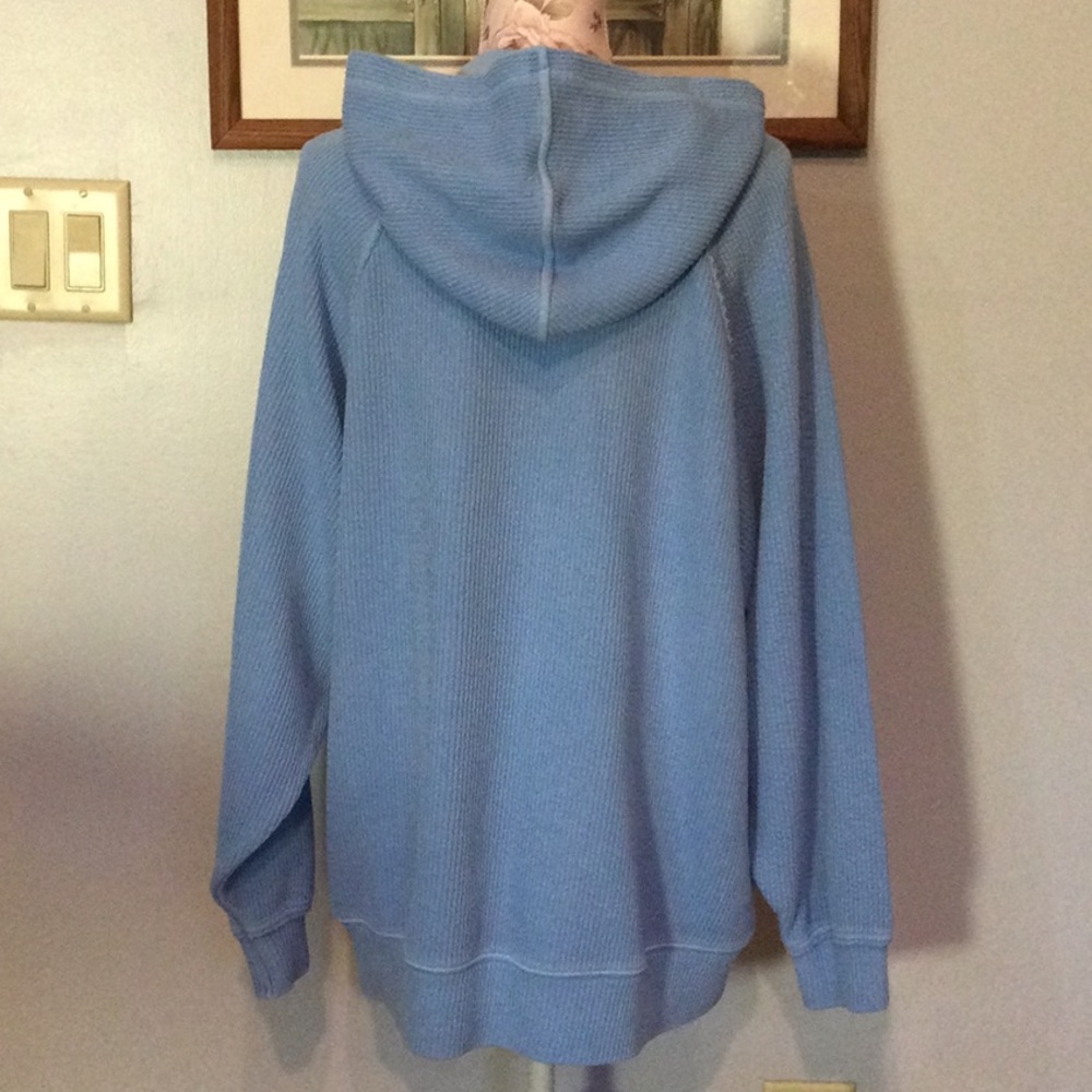 Aerie Blue Zip Oversized Hoodie* - Picture 2 of 10